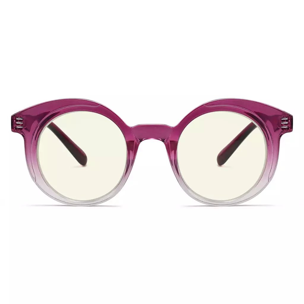 Round Blue Light Blocking Glasses for Women