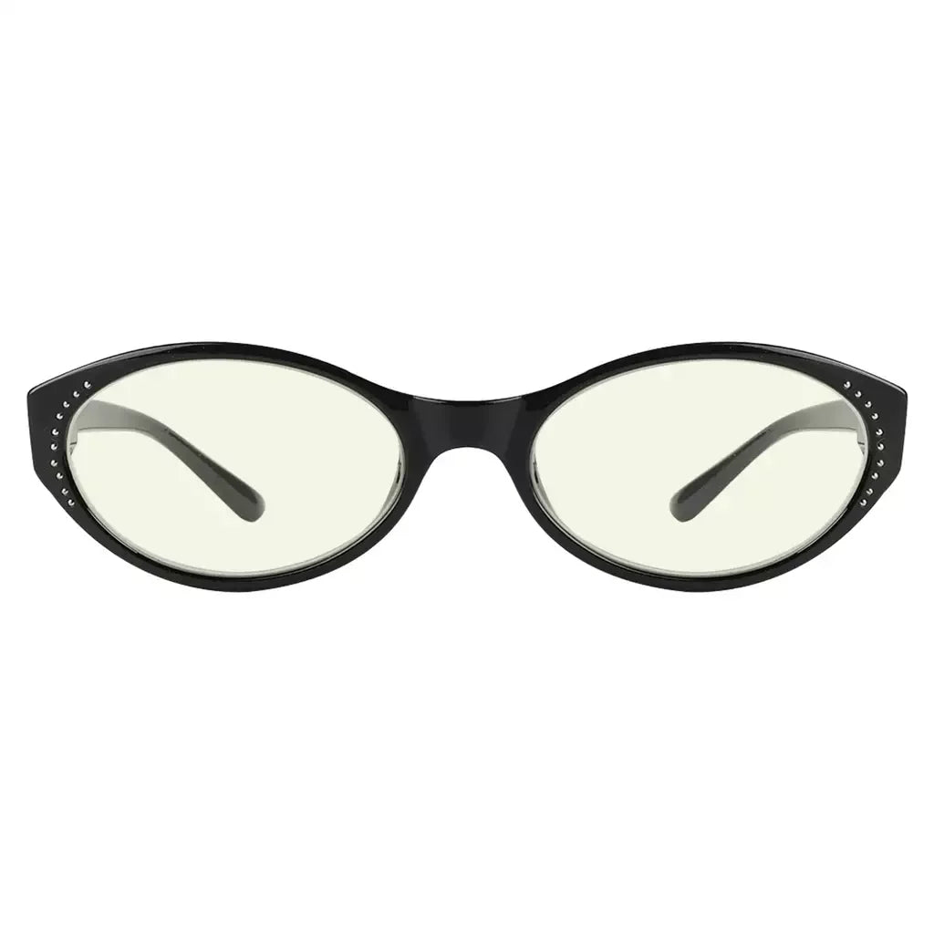 Oval Blue Light Blocking Reading Glasses for Women