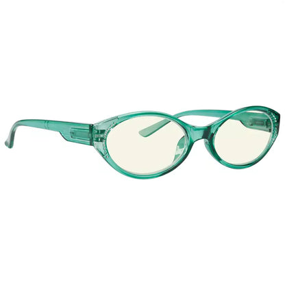 Oval Blue Light Blocking Reading Glasses for Women