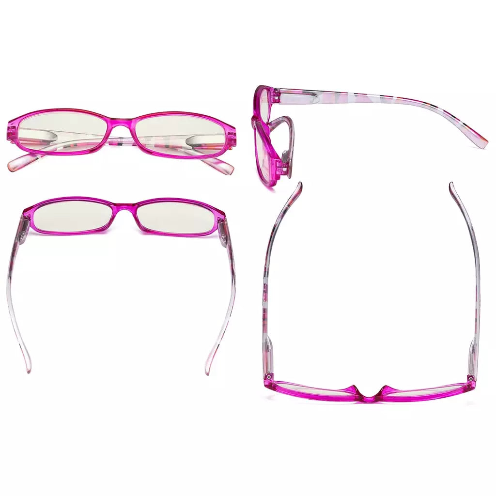 Pattern Blue Light Blocking Glasses for Women