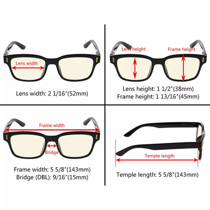 Classic Blue Light Blocking Reading Glasses for Women