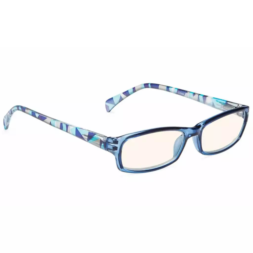 Patterned Arms Blue Light Blocking Reading Glasses Momen