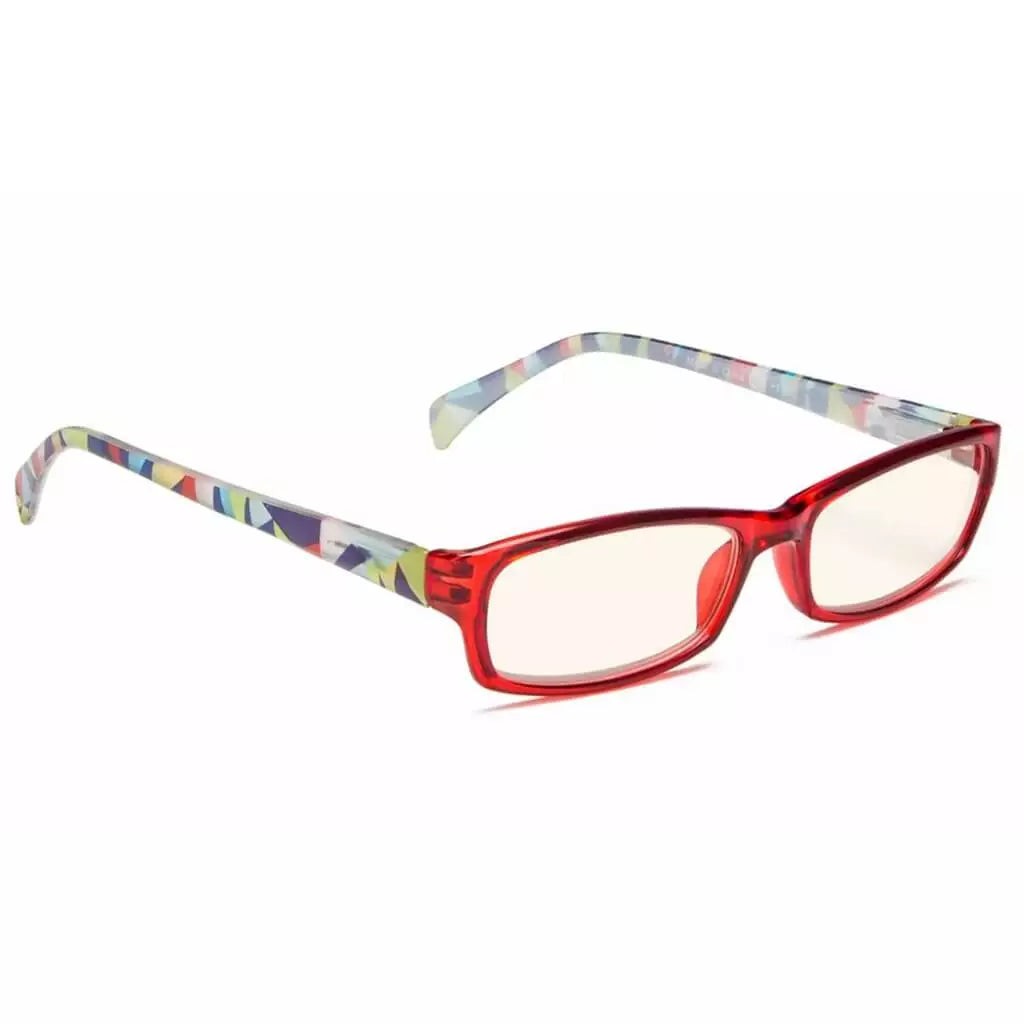 Patterned Arms Blue Light Blocking Reading Glasses Momen