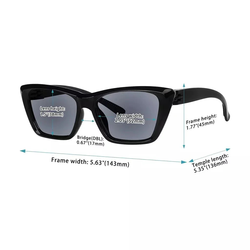 Sunglasses Cat-eye Fashionable Metalless Screwless Specs Women
