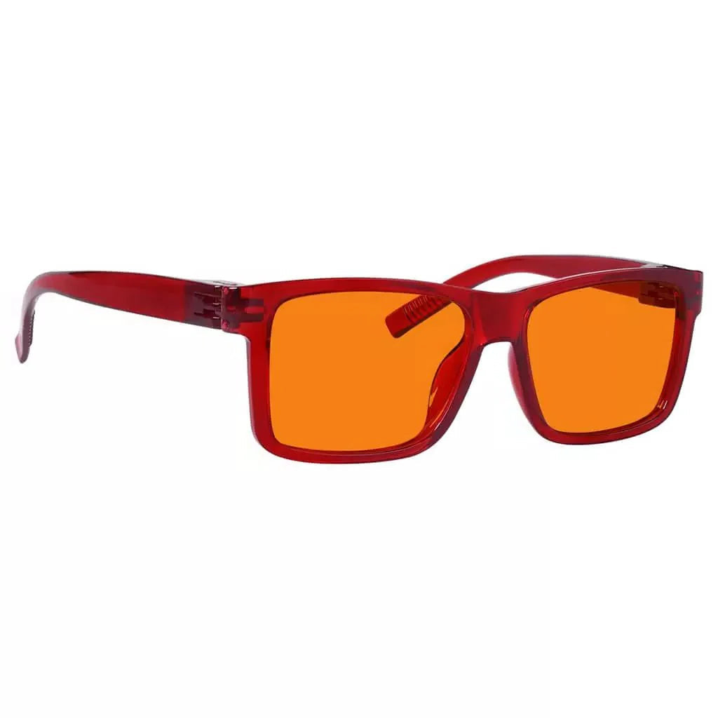 100% Blue Light Blocking Orange Lens Screwless Glasses Women R2508-B98