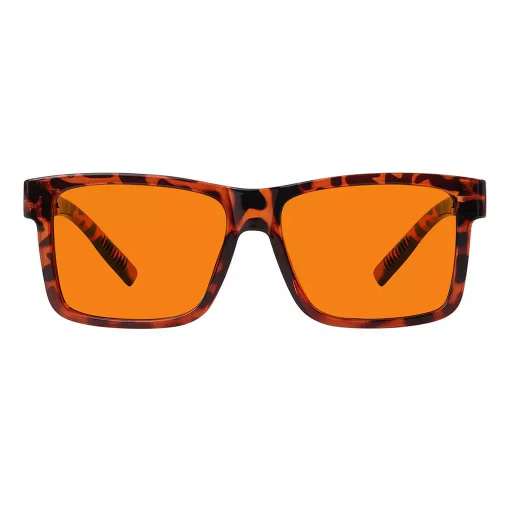 100% Blue Light Blocking Orange Lens Screwless Glasses Women R2508-B98
