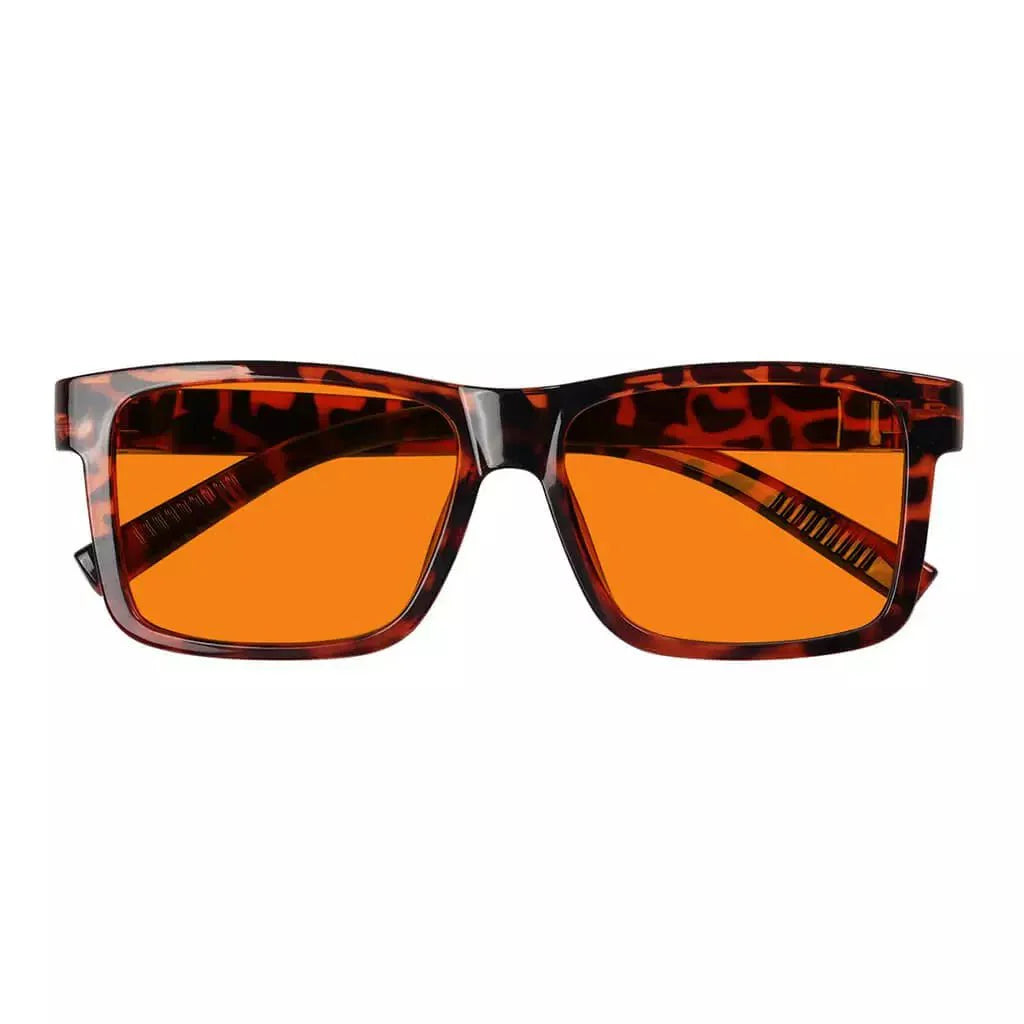 100% Blue Light Blocking Orange Lens Screwless Glasses Women R2508-B98