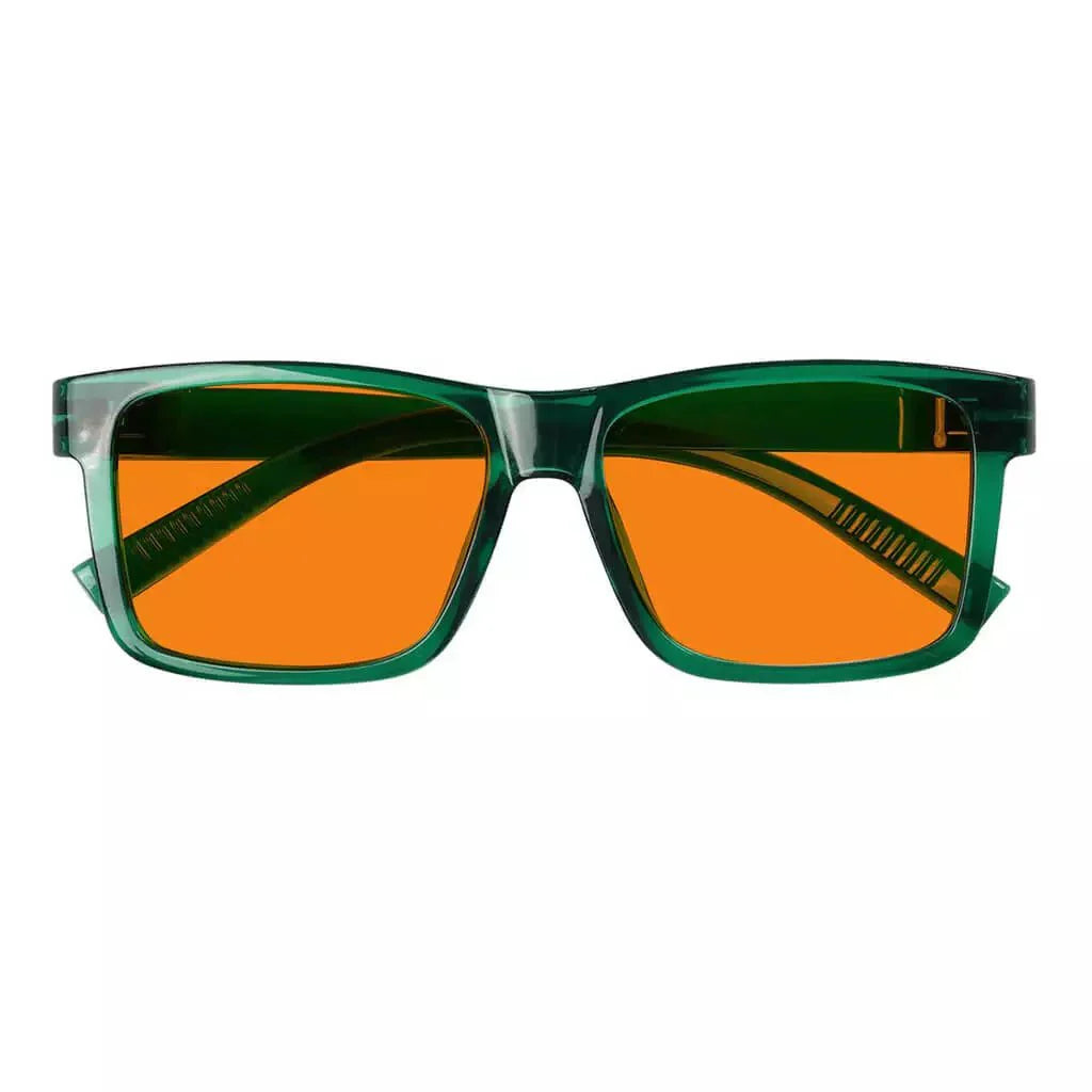 100% Blue Light Blocking Orange Lens Screwless Glasses Women R2508-B98