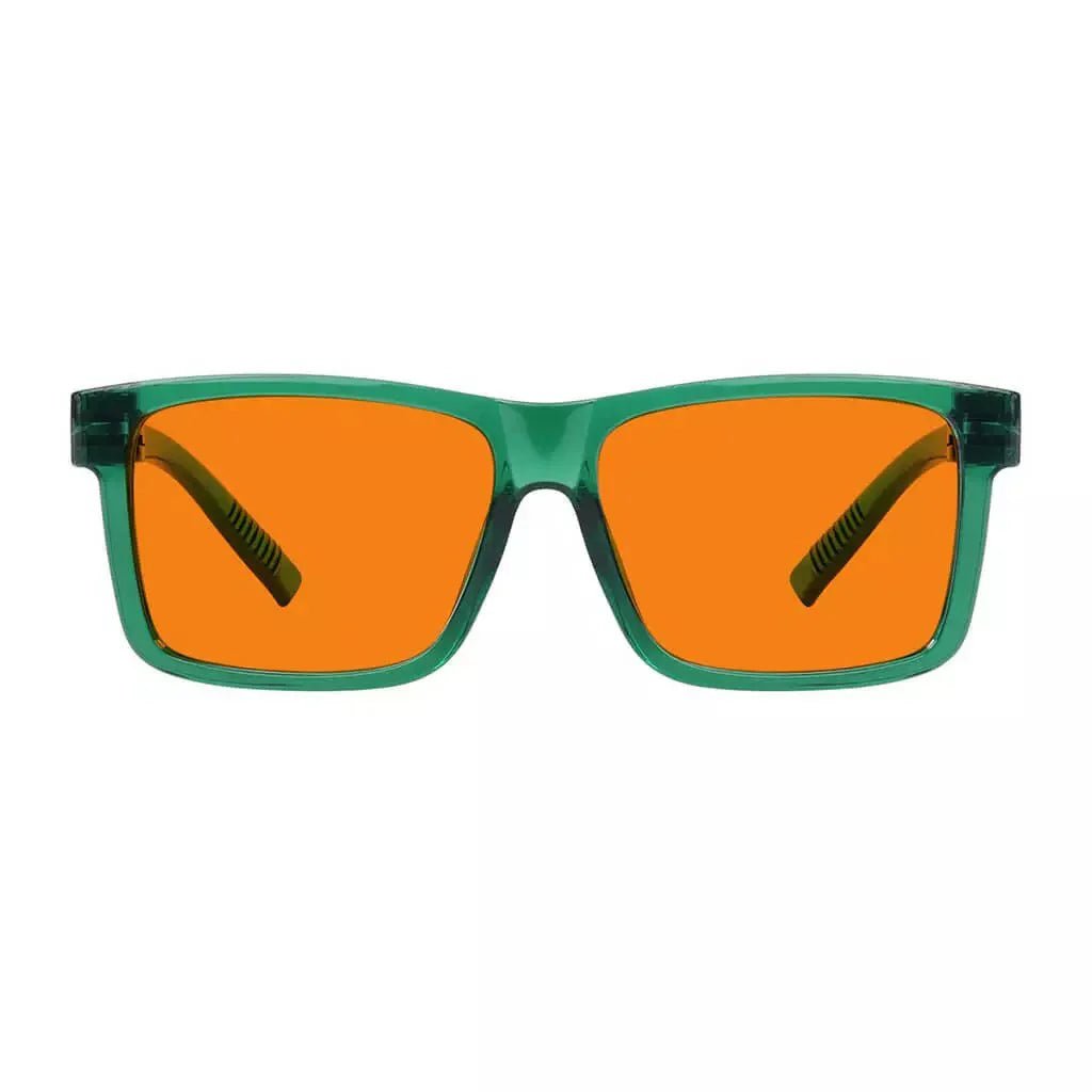 100% Blue Light Blocking Orange Lens Screwless Glasses Women R2508-B98
