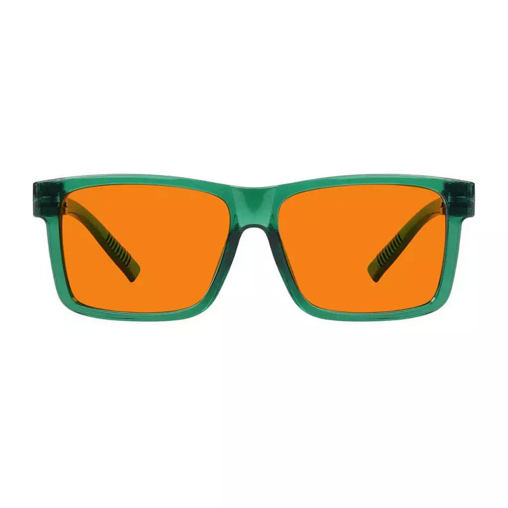 100% Blue Light Blocking Orange Lens Screwless Glasses Women R2508-B98