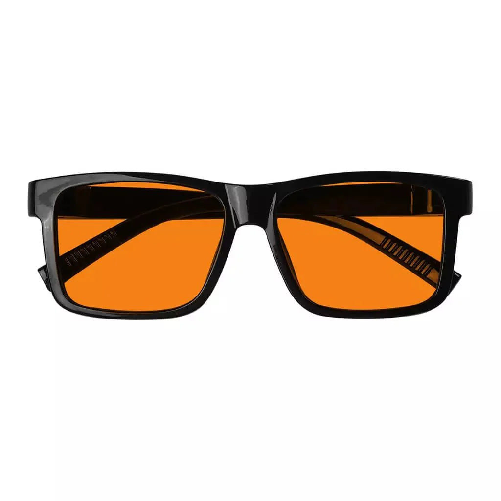 100% Blue Light Blocking Orange Lens Screwless Glasses Women R2508-B98