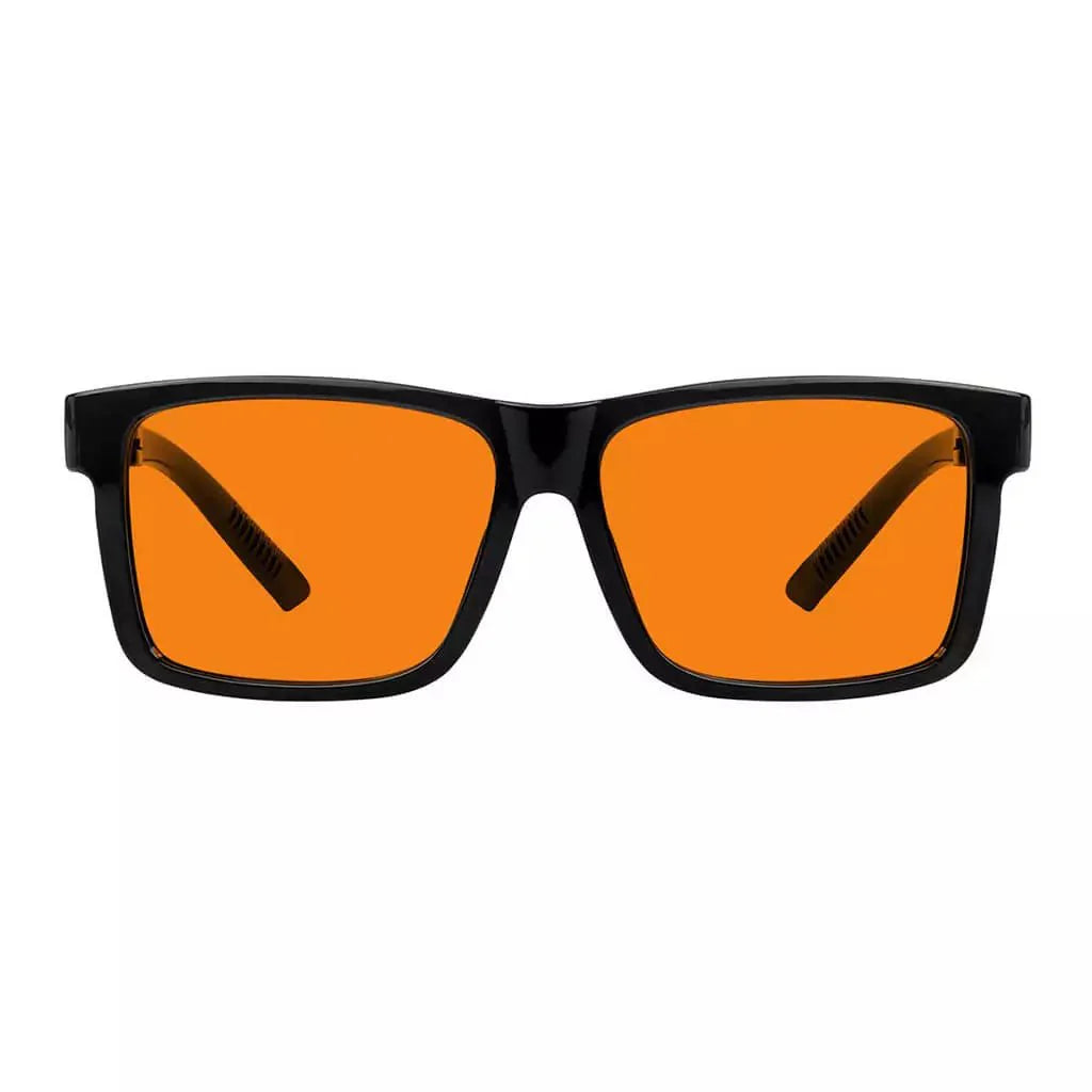 100% Blue Light Blocking Orange Lens Screwless Glasses Women R2508-B98