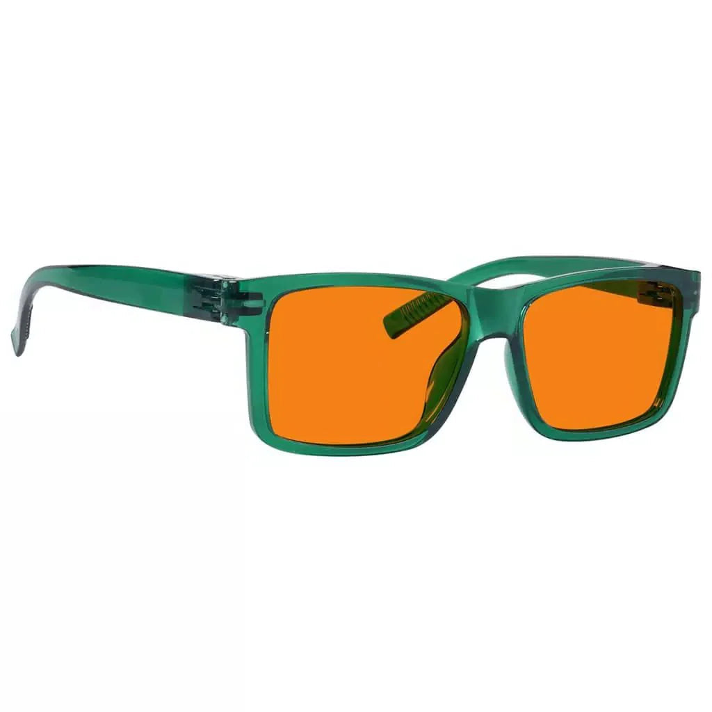 100% Blue Light Blocking Orange Lens Screwless Glasses Women R2508-B98