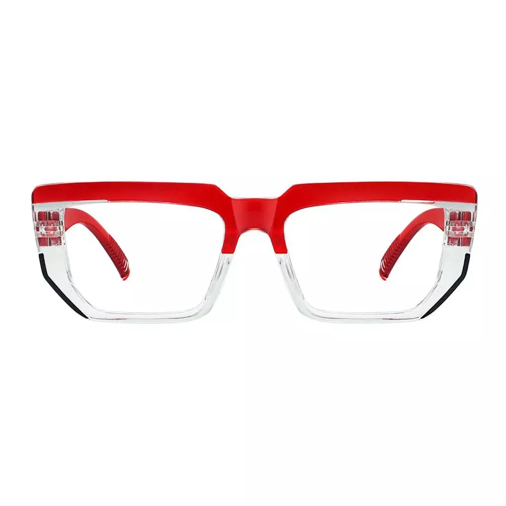 Eyeglasses Spec Rectangle Screwless Metalless Glasses Women No Power