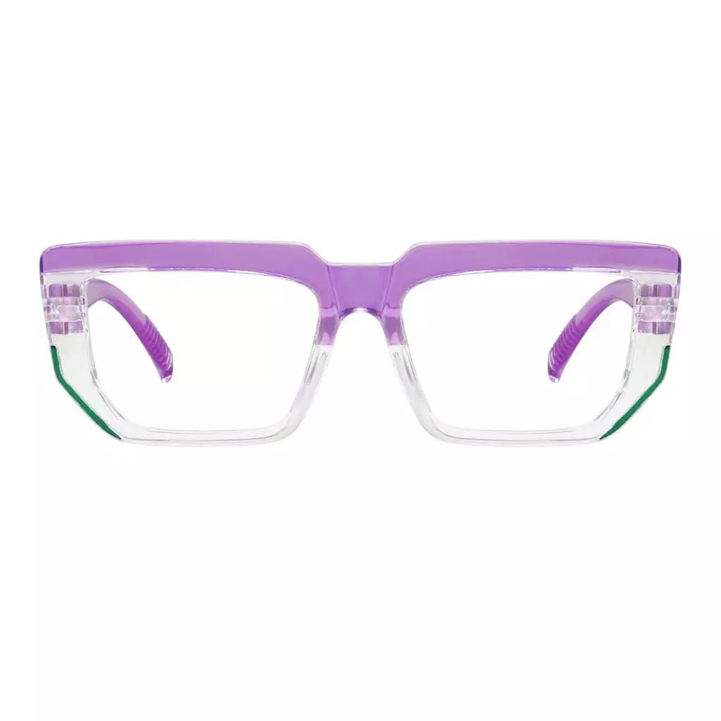 Eyeglasses Spec Rectangle Screwless Metalless Glasses Women No Power