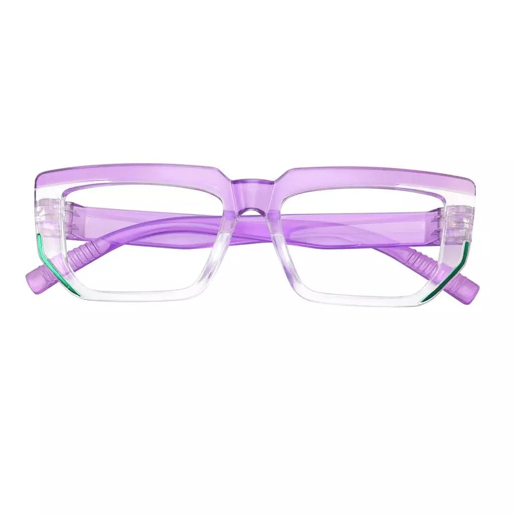 Eyeglasses Spec Rectangle Screwless Metalless Glasses Women No Power