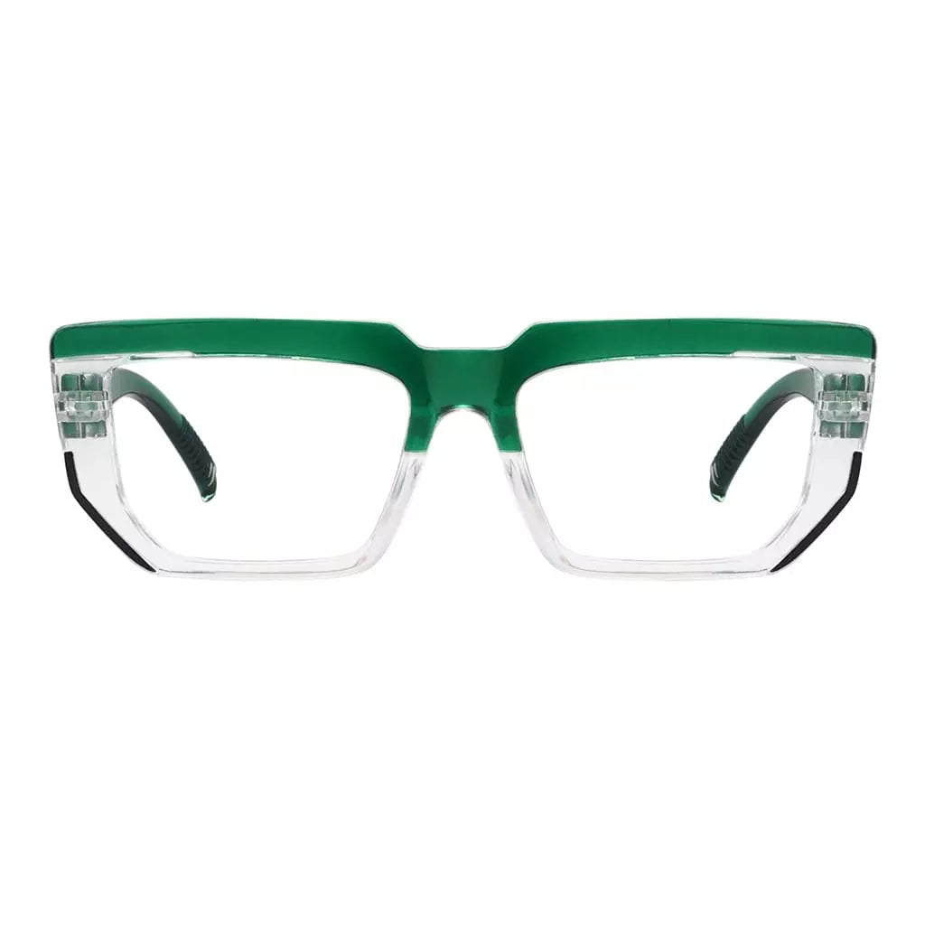Eyeglasses Spec Rectangle Screwless Metalless Glasses Women No Power
