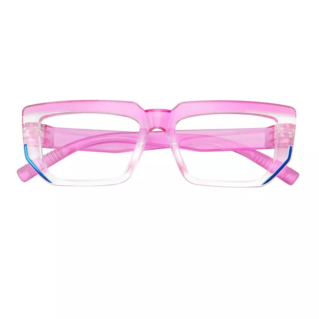 Eyeglasses Spec Rectangle Screwless Metalless Glasses Women No Power