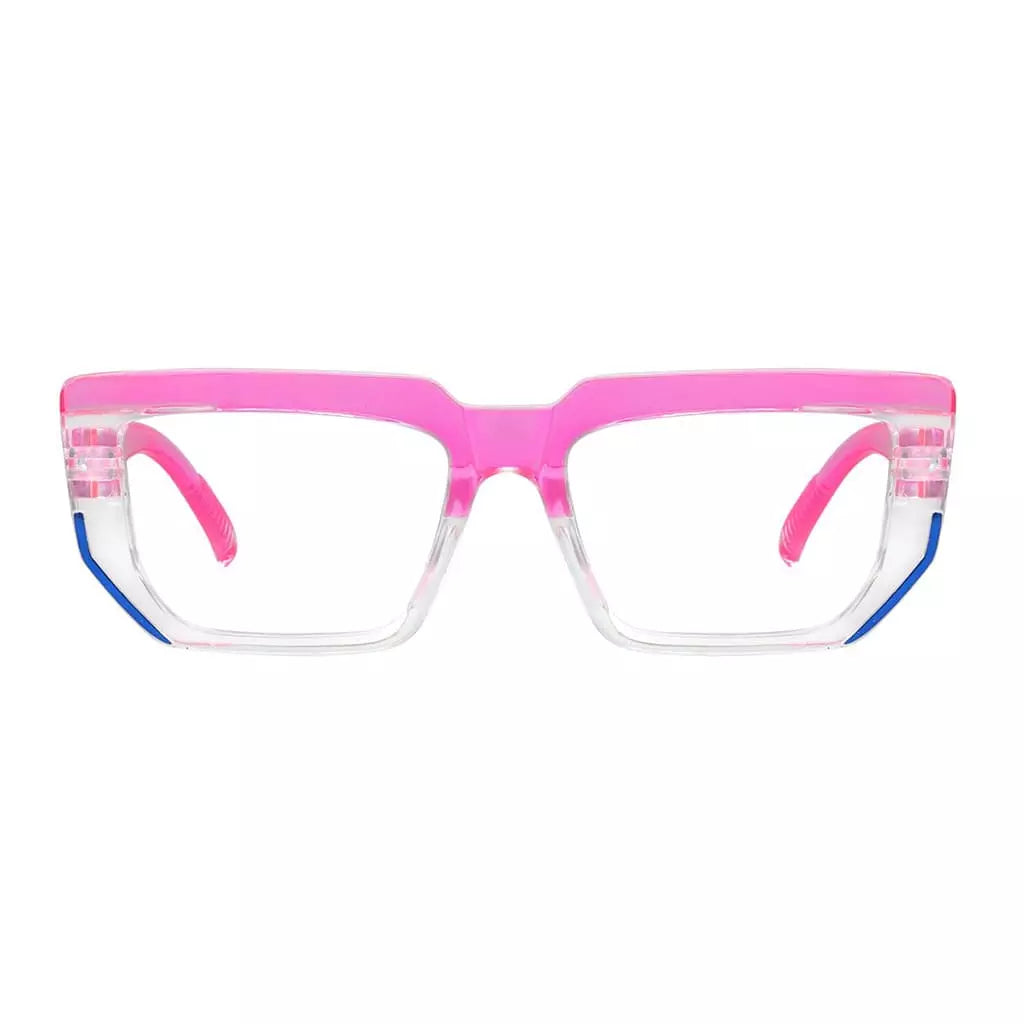 Eyeglasses Spec Rectangle Screwless Metalless Glasses Women No Power