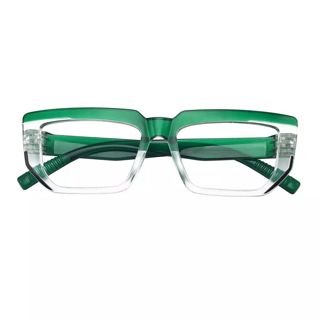 Eyeglasses Spec Rectangle Screwless Metalless Glasses Women No Power