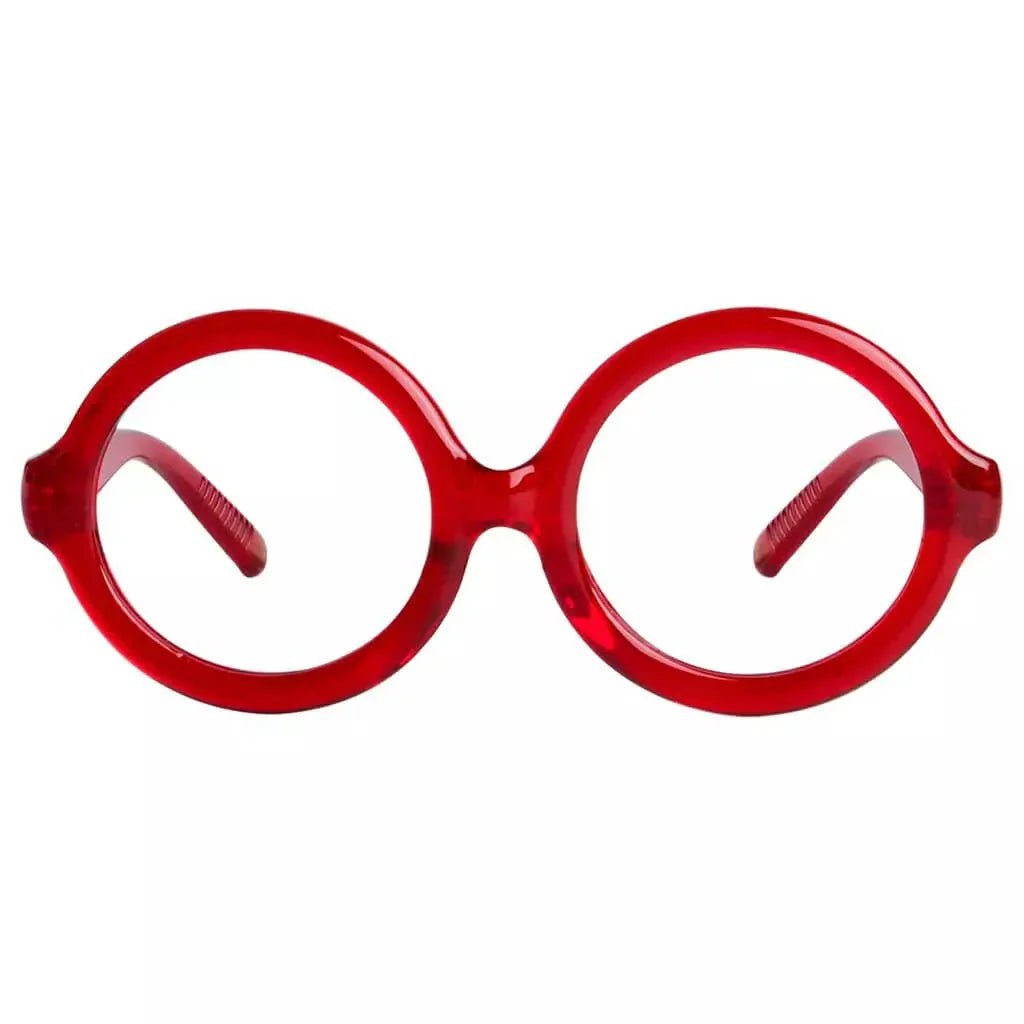 Eyeglasses Oversize Round Metalless Screwless Spec Women Zero Power