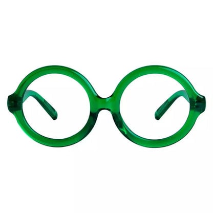 Eyeglasses Oversize Round Metalless Screwless Spec Women Zero Power
