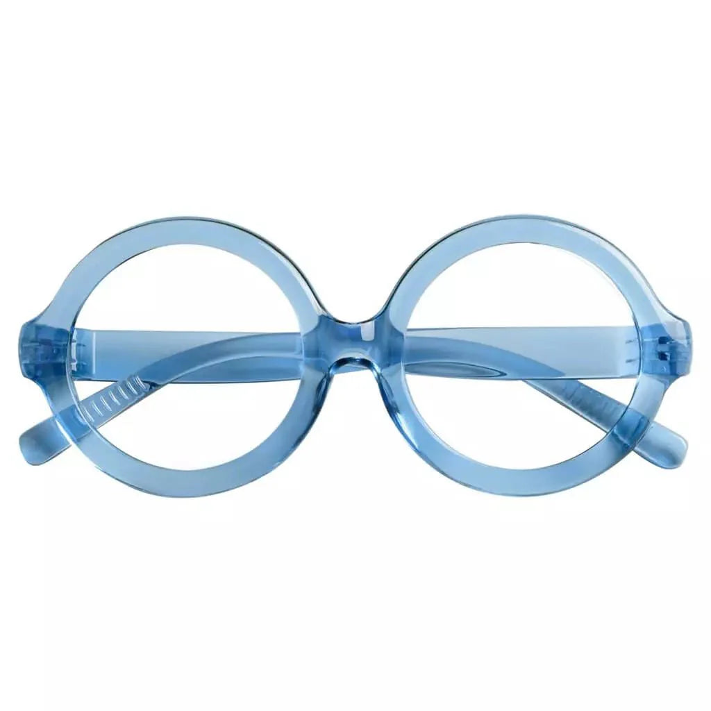 Reading Glasses Oversize Round Metalless Screwless Spec Women