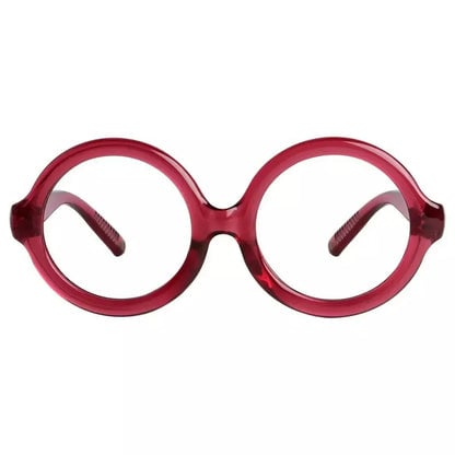 Eyeglasses Oversize Round Metalless Screwless Spec Women Zero Power