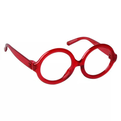 Eyeglasses Oversize Round Metalless Screwless Spec Women Zero Power