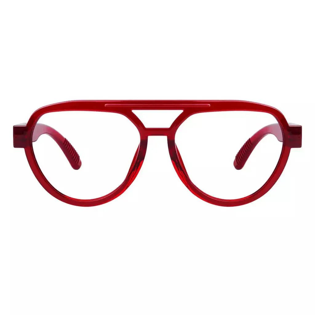 30% Blue Light Blocking Pilot Metalless Eyeglasses Women R2312-B15