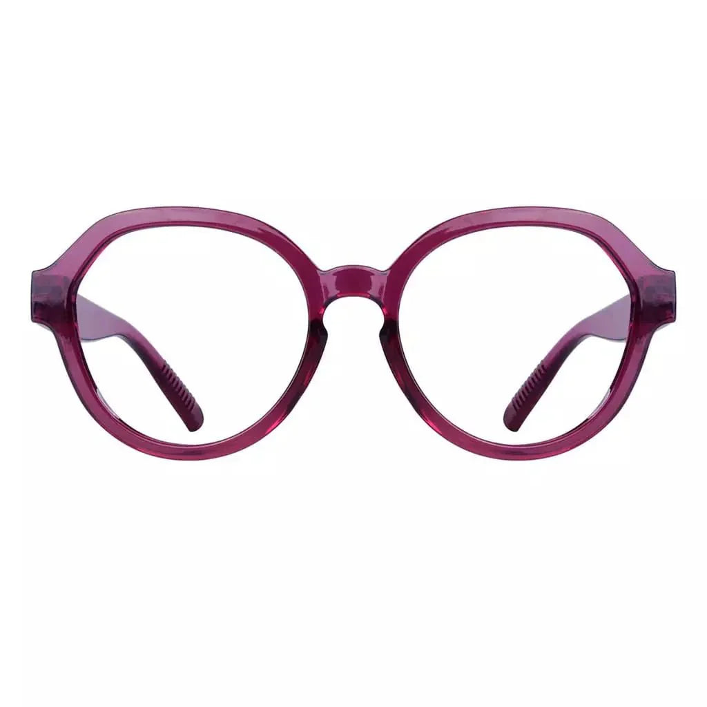 Oversized Anti 30% Blue Light Glasses Screwless Specs Women R2317-B15