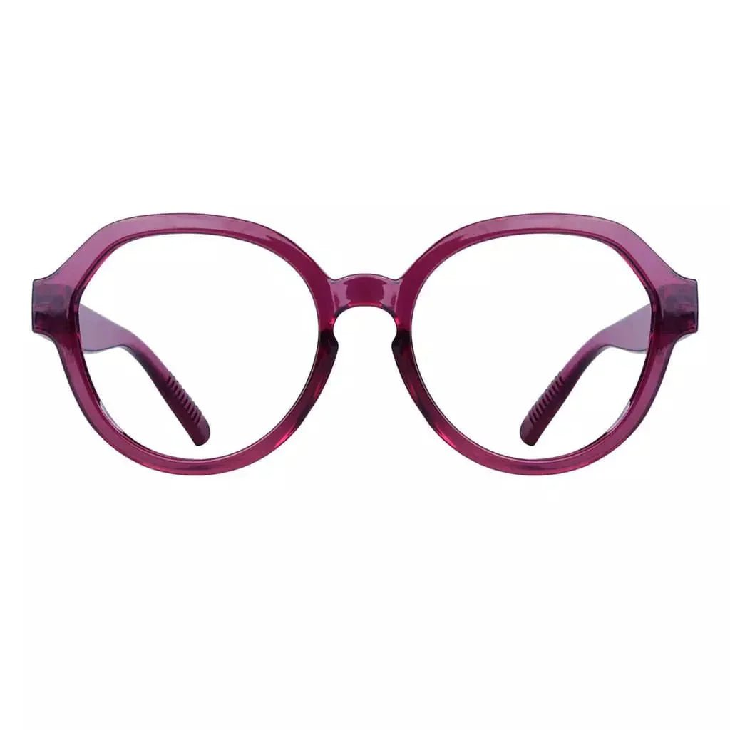 Oversized Anti 30% Blue Light Glasses Screwless Specs Women R2317-B15