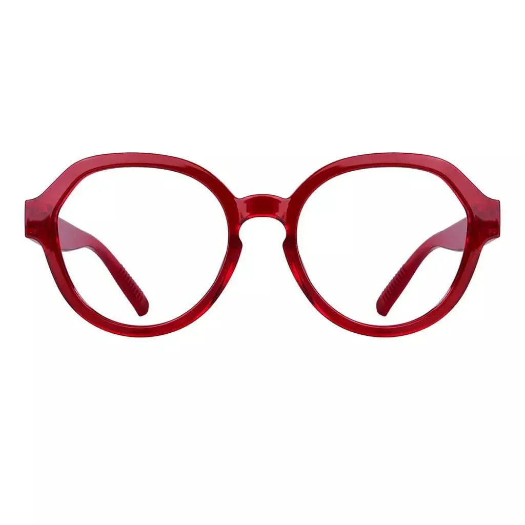 Oversized Anti 30% Blue Light Glasses Screwless Specs Women R2317-B15