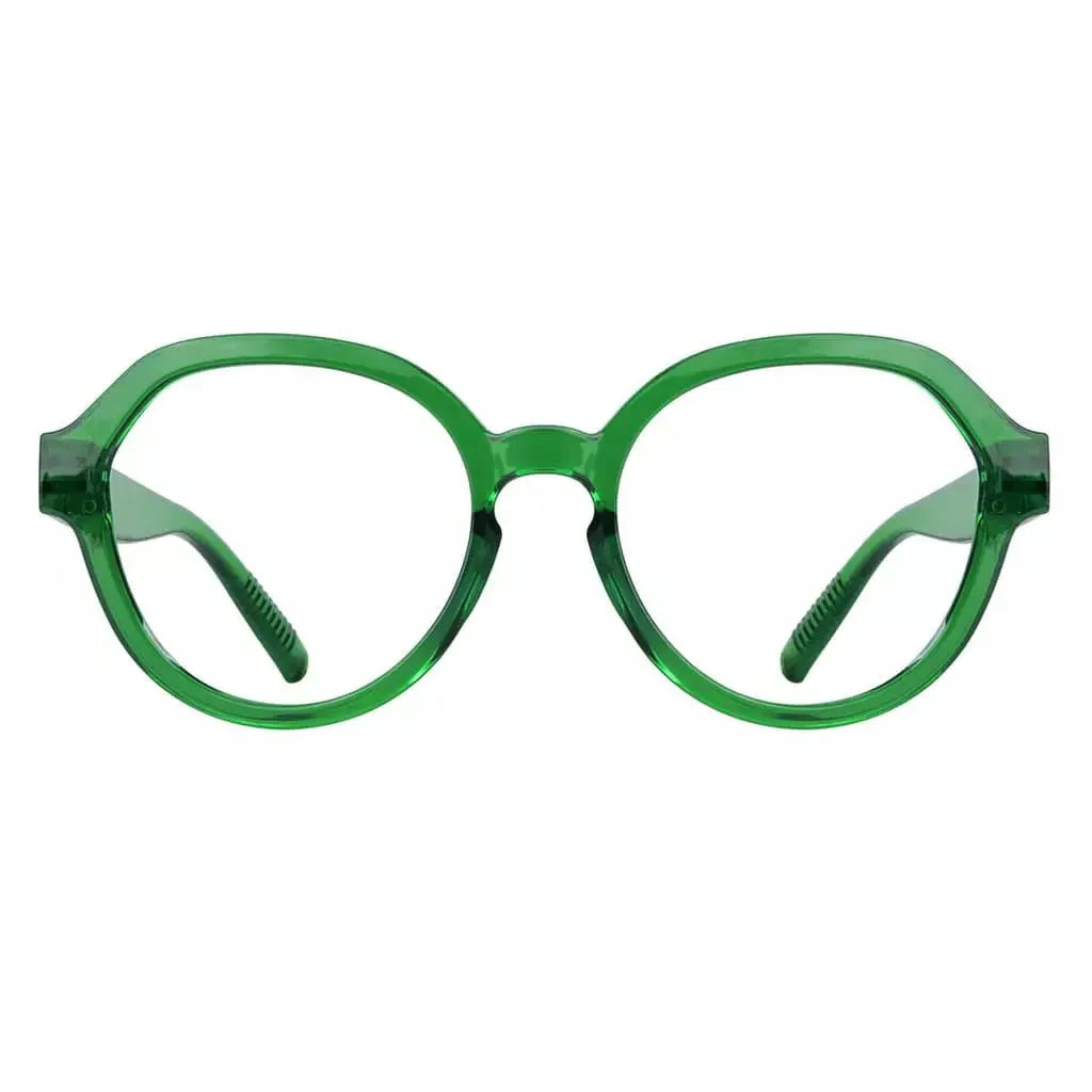 Eyeglasses Oversize Metalless Screwless Spec Women Zero Power