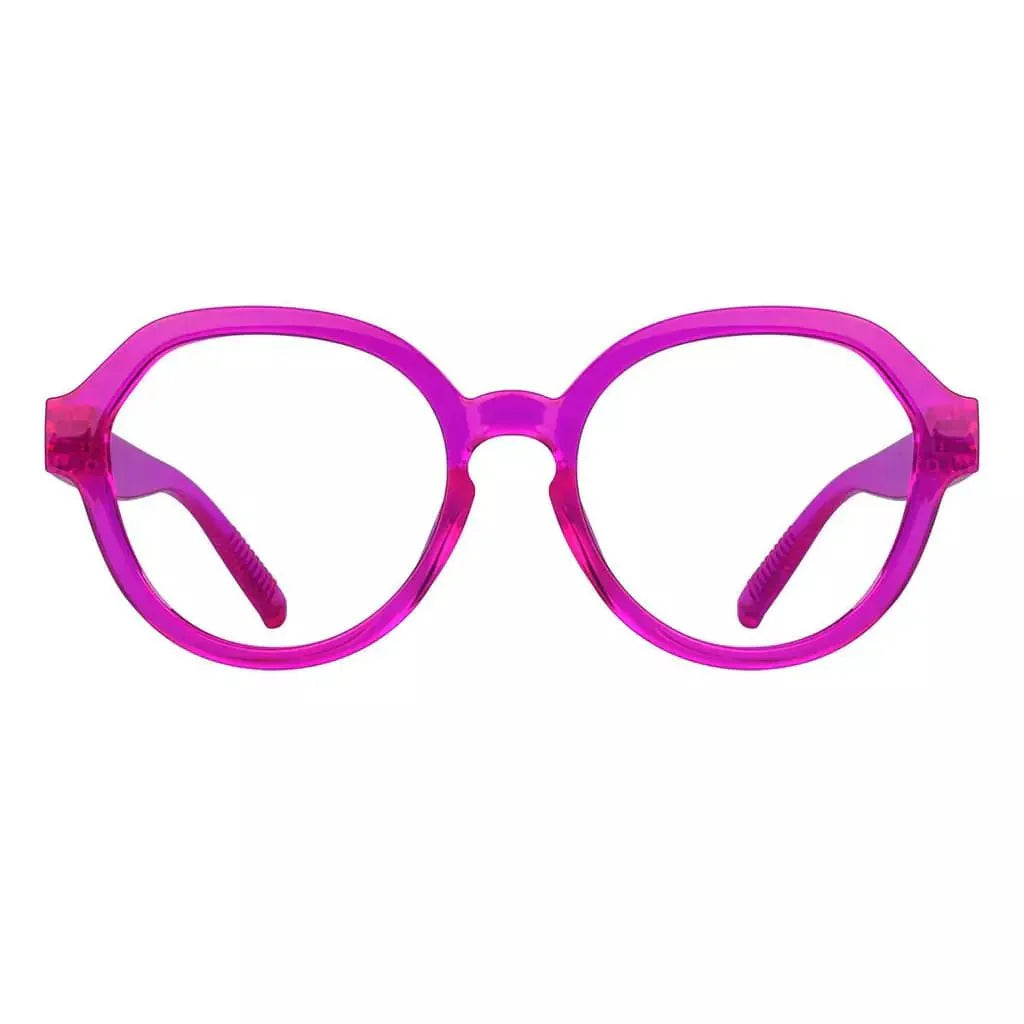Oversized Anti 30% Blue Light Glasses Screwless Specs Women R2317-B15