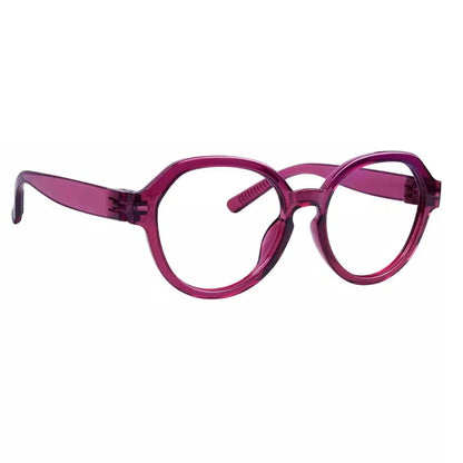 Oversized Anti 30% Blue Light Glasses Screwless Specs Women R2317-B15