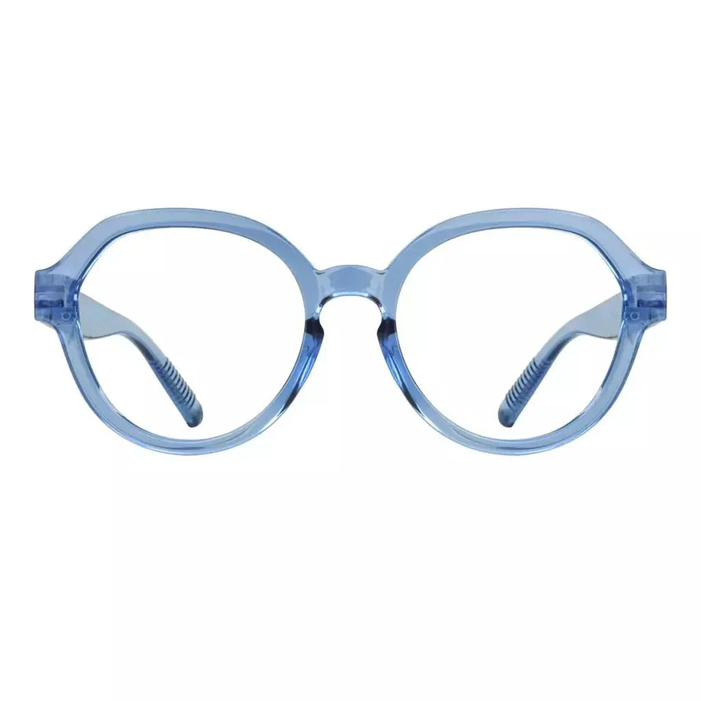 Oversized Anti 30% Blue Light Glasses Screwless Specs Women R2317-B15