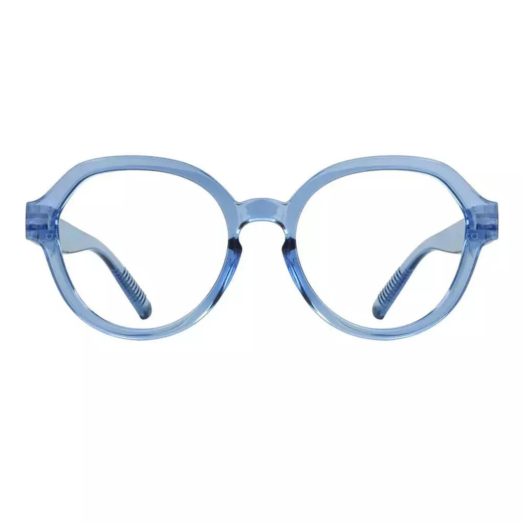 Oversized Anti 30% Blue Light Glasses Screwless Specs Women R2317-B15