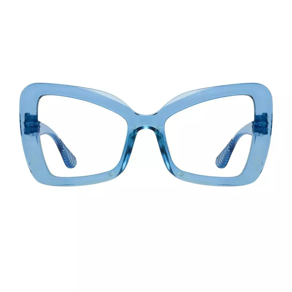 Eyeglasses Butterfly Metalless Screwless Spec Women Zero Power