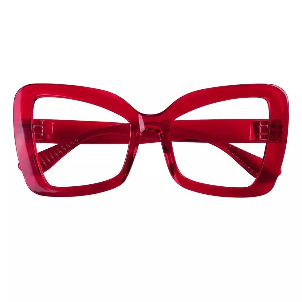 Eyeglasses Butterfly Metalless Screwless Spec Women Zero Power