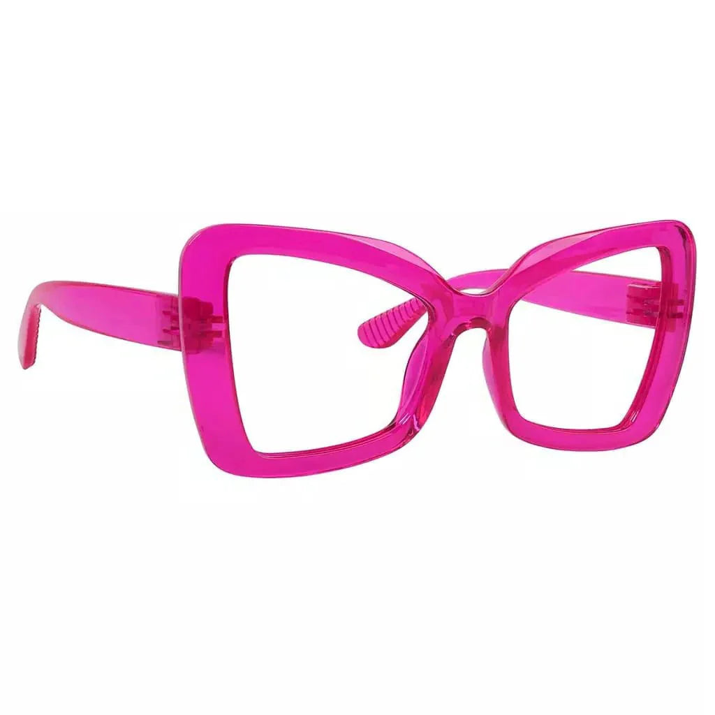 Eyeglasses Butterfly Metalless Screwless Spec Women Zero Power