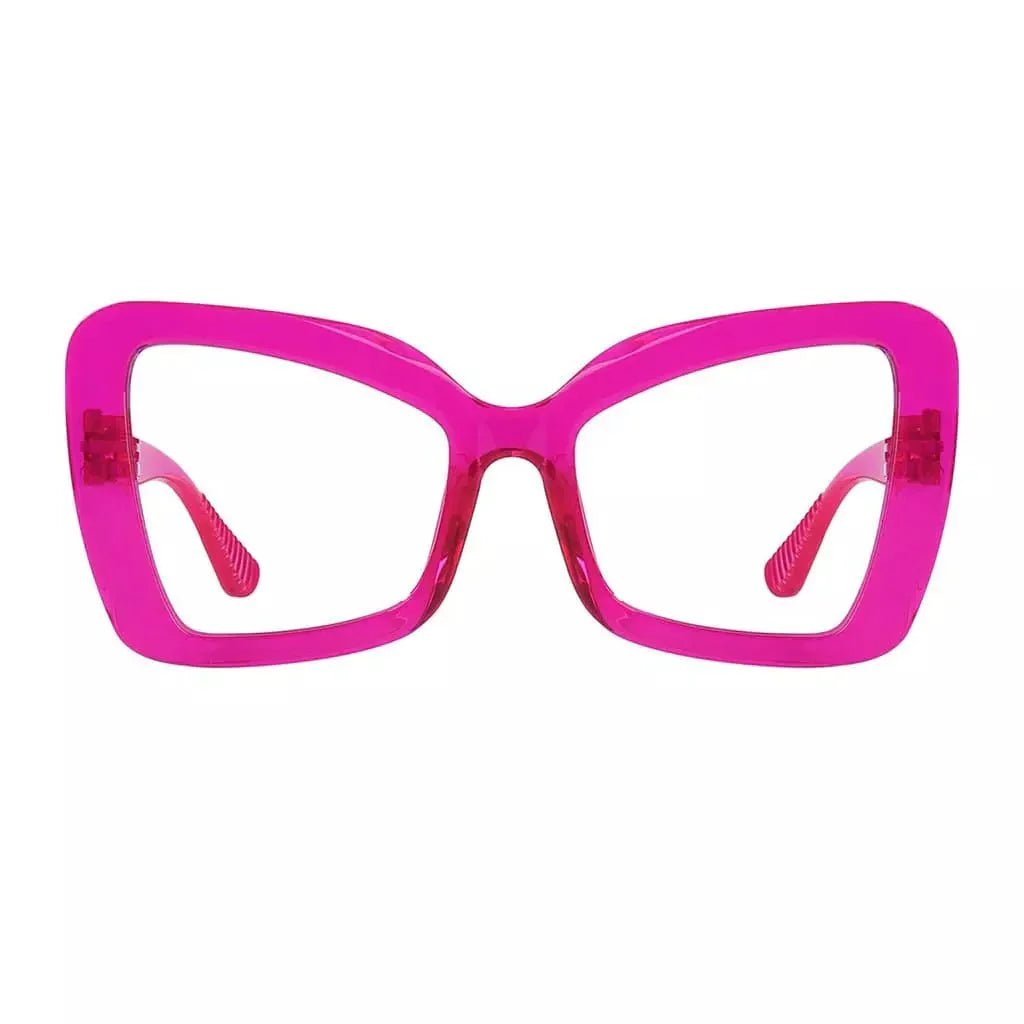 Eyeglasses Butterfly Metalless Screwless Spec Women Zero Power