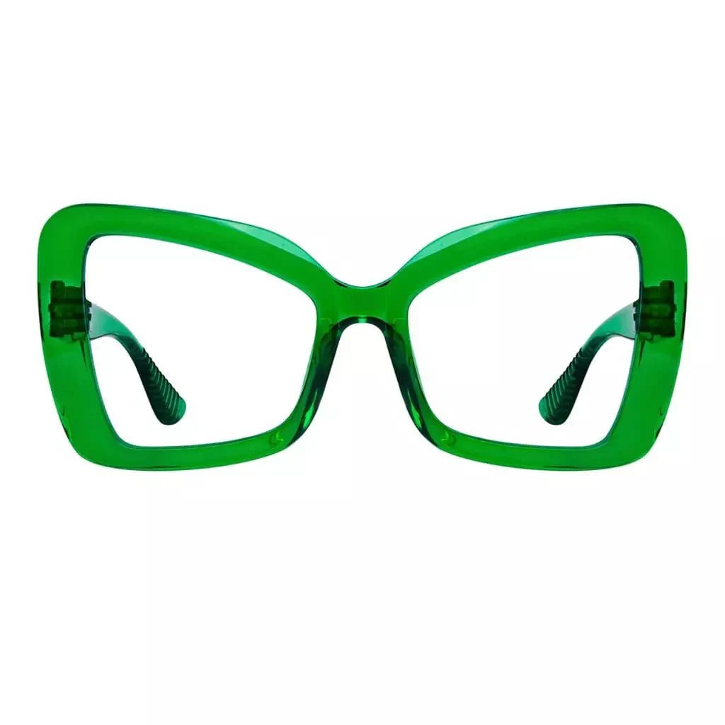 Eyeglasses Butterfly Metalless Screwless Spec Women Zero Power