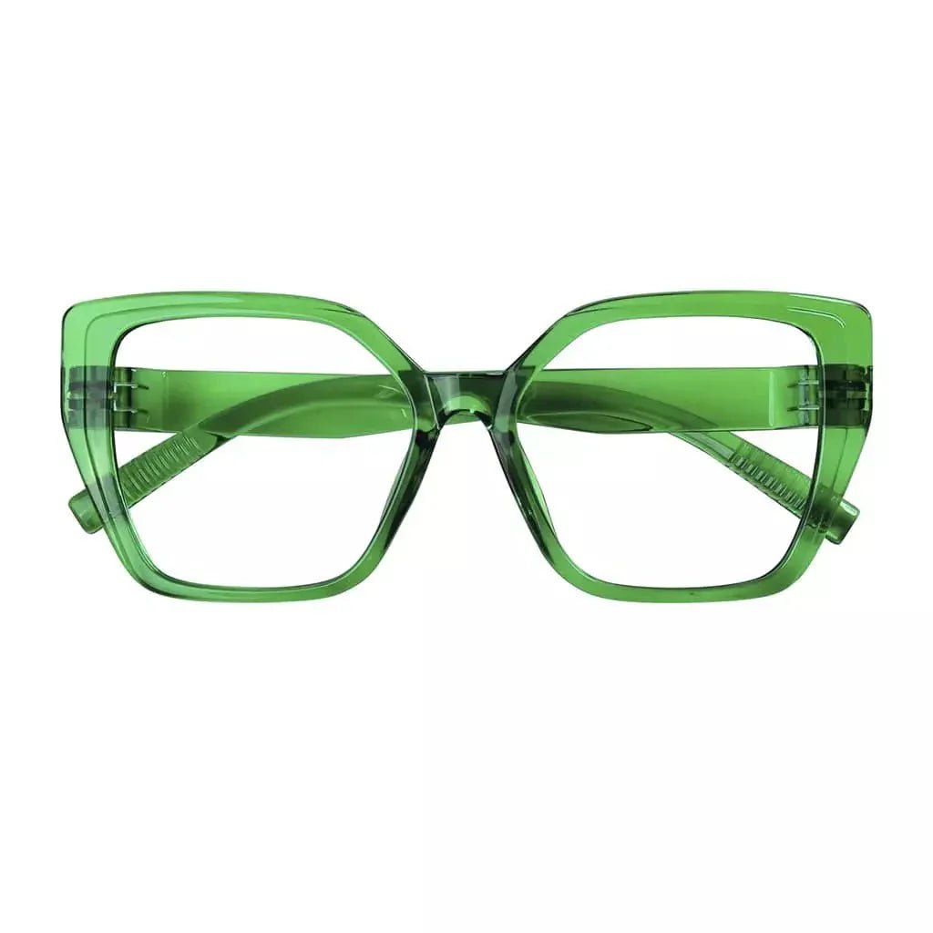 30% Blue Light Blocking Glasses Oversized Metalless Women R2314-B15