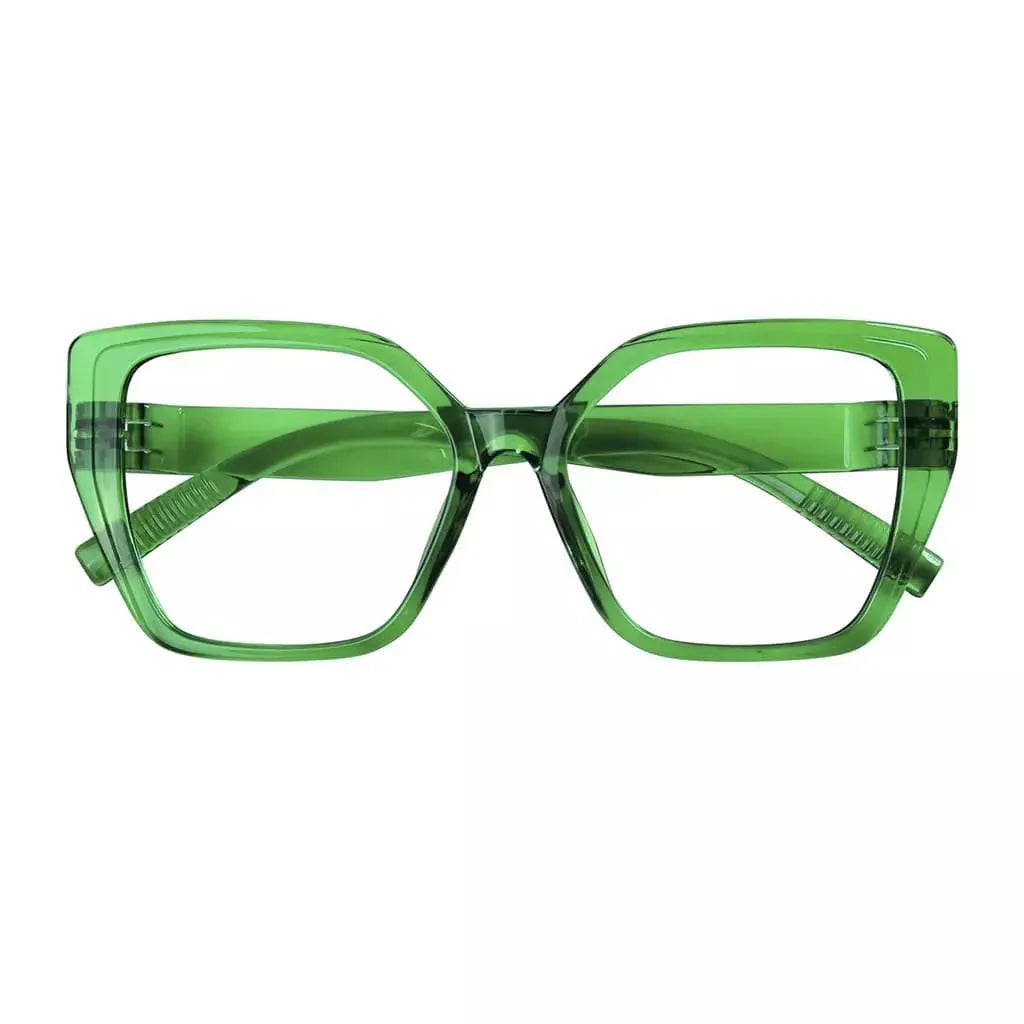 30% Blue Light Blocking Glasses Oversized Metalless Women R2314-B15