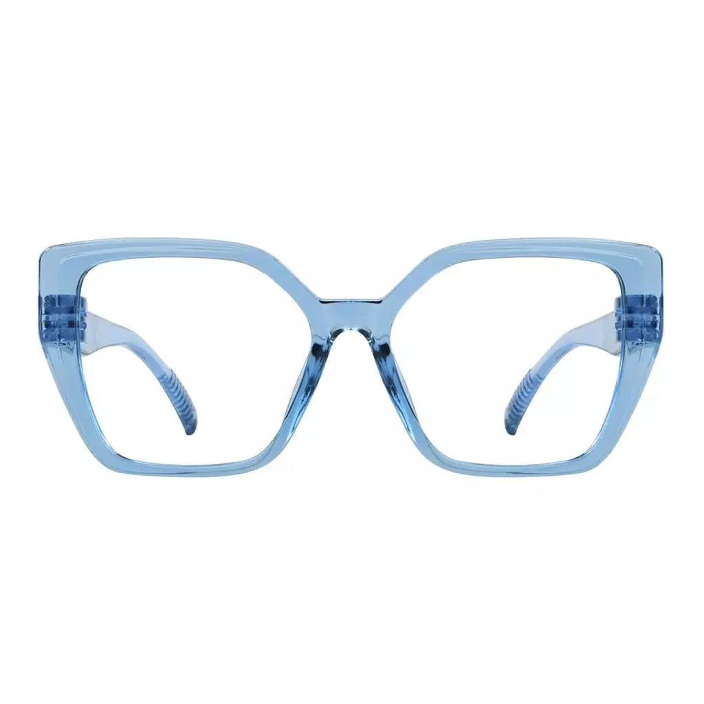 Eyeglasses Oversized Metalless Screwless Spec Women Zero Power