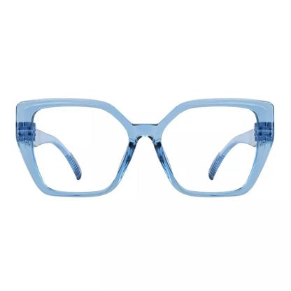 30% Blue Light Blocking Glasses Oversized Metalless Women R2314-B15