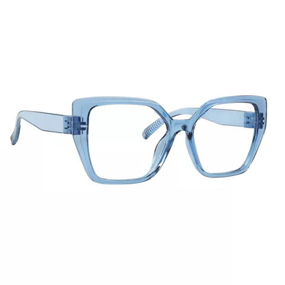 30% Blue Light Blocking Glasses Oversized Metalless Women R2314-B15