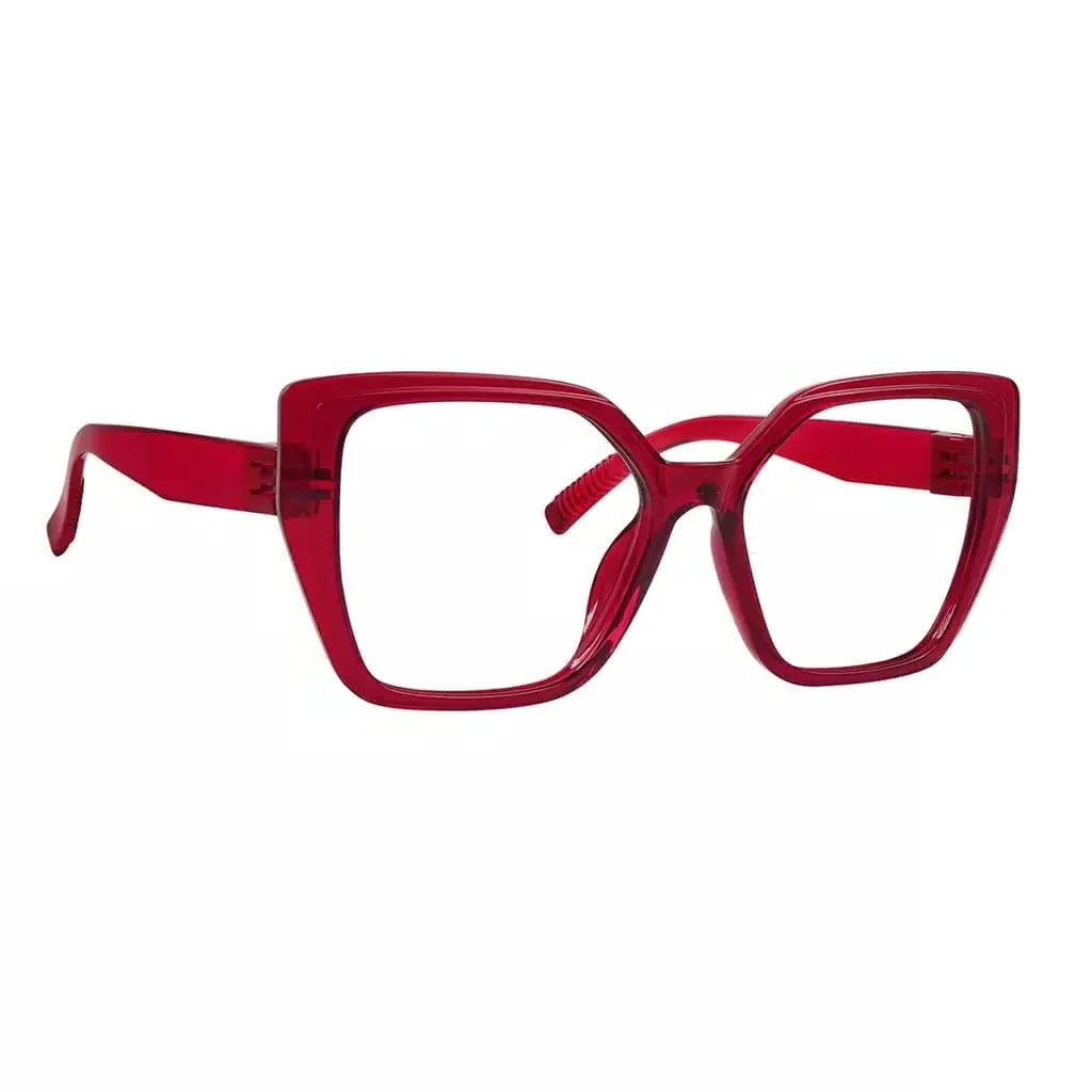 Eyeglasses Oversized Metalless Screwless Spec Women Zero Power