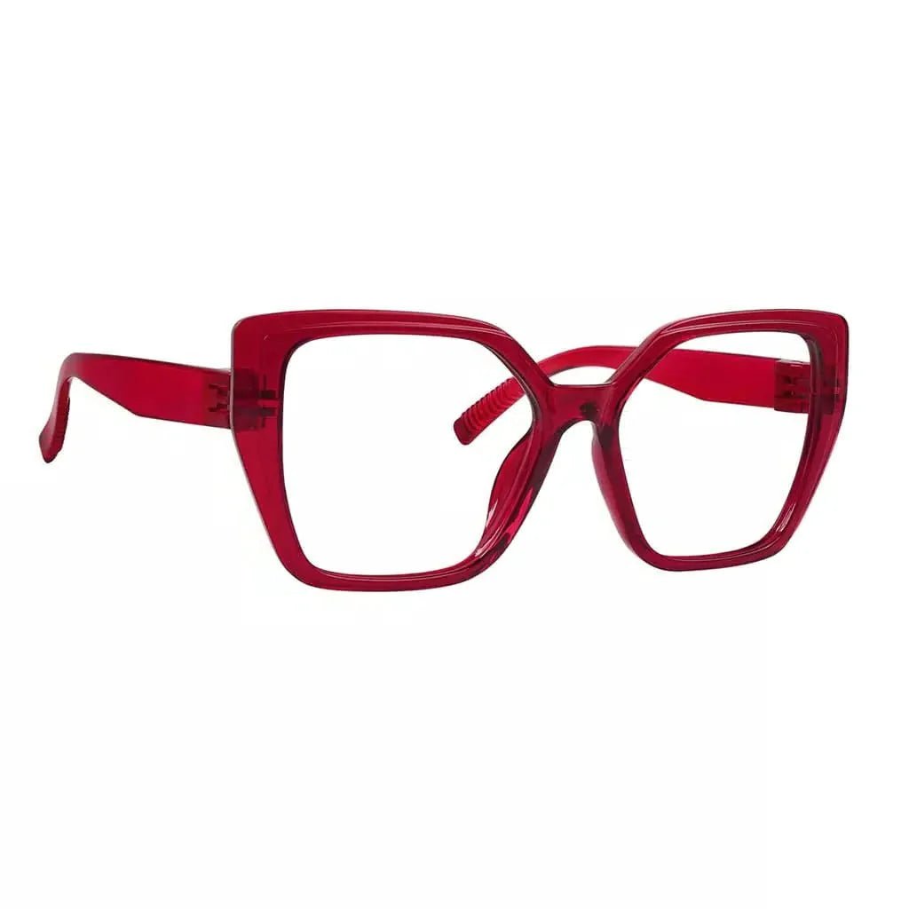 Eyeglasses Oversized Metalless Screwless Spec Women Zero Power